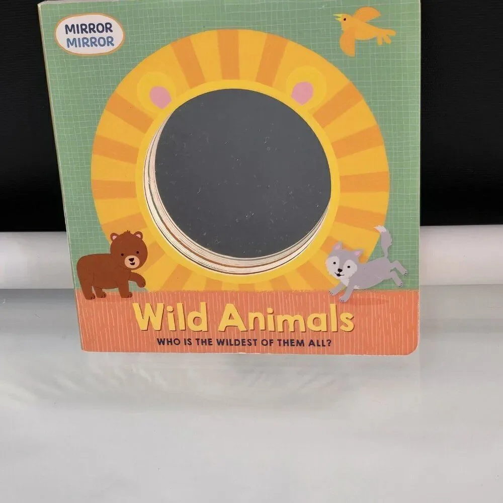 3 Mirror Mirror Board Books Wild Animals Farm Animals Baby Animals